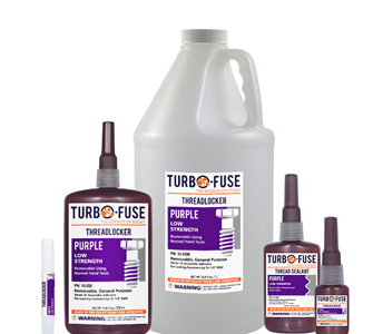 Turbo Lock Púrpura Fijadores de roscas removibles de baja resistencia