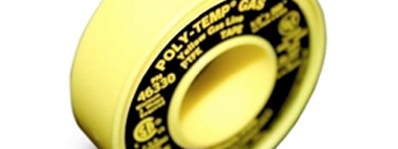 POLY-TEMP® GAS (XHD) – CINTA PTFE DE LÍNEA DE GAS AMARILLO